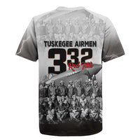 Tuskegee Airmen Pride Rugby Jersey 332nd Fighter Group Red Tails - Wonder Print Shop