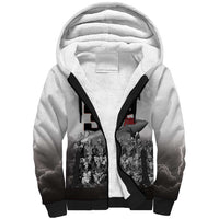 Tuskegee Airmen Pride Sherpa Hoodie 332nd Fighter Group Red Tails - Wonder Print Shop