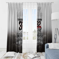 Tuskegee Airmen Pride Window Curtain 332nd Fighter Group Red Tails - Wonder Print Shop