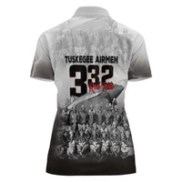 Tuskegee Airmen Pride Women Polo Shirt 332nd Fighter Group Red Tails - Wonder Print Shop