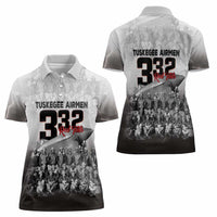 Tuskegee Airmen Pride Women Polo Shirt 332nd Fighter Group Red Tails - Wonder Print Shop