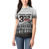 Tuskegee Airmen Pride Women Polo Shirt 332nd Fighter Group Red Tails - Wonder Print Shop