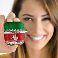 Belarus Pahonia Christmas AirPods Case Belarusian Vytis Knight Xmas Pattern - Wonder Print Shop