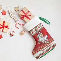 Belarus Pahonia Christmas Stocking Belarusian Vytis Knight Xmas Pattern - Wonder Print Shop