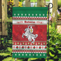 Belarus Pahonia Christmas Garden Flag Belarusian Vytis Knight Xmas Pattern - Wonder Print Shop