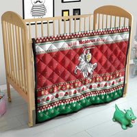 Belarus Pahonia Christmas Quilt Belarusian Vytis Knight Xmas Pattern - Wonder Print Shop