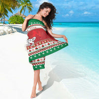 Belarus Pahonia Christmas Sarong Belarusian Vytis Knight Xmas Pattern - Wonder Print Shop
