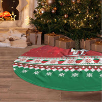 Belarus Pahonia Christmas Tree Skirt Belarusian Vytis Knight Xmas Pattern - Wonder Print Shop