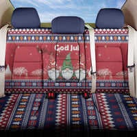 Norway Nisse Christmas Back Car Seat Cover God Jul Norwegian Christmas Pattern - Wonder Print Shop
