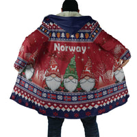 Norway Nisse Christmas Cloak God Jul Norwegian Christmas Pattern - Wonder Print Shop