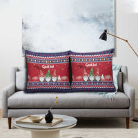 Norway Nisse Christmas Pillow Cover God Jul Norwegian Christmas Pattern - Wonder Print Shop