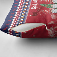 Norway Nisse Christmas Pillow Cover God Jul Norwegian Christmas Pattern - Wonder Print Shop