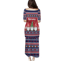 Norway Nisse Christmas Puletasi God Jul Norwegian Christmas Pattern - Wonder Print Shop