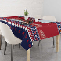Norway Nisse Christmas Tablecloth God Jul Norwegian Christmas Pattern - Wonder Print Shop