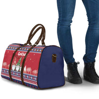Norway Nisse Christmas Travel Bag God Jul Norwegian Christmas Pattern - Wonder Print Shop