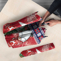 Norway Nisse Christmas Umbrella God Jul Norwegian Christmas Pattern - Wonder Print Shop