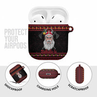 Norway Christmas AirPods Case Valhalla La La Viking Santa - Wonder Print Shop