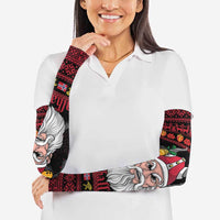 Norway Christmas Arm Sleeves Valhalla La La Viking Santa - Wonder Print Shop