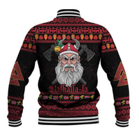 Norway Christmas Baseball Jacket Valhalla La La Viking Santa - Wonder Print Shop