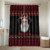 Norway Christmas Bathroom Set Valhalla La La Viking Santa - Wonder Print Shop