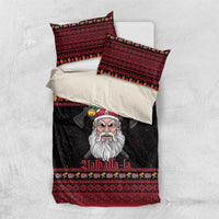 Norway Christmas Bedding Set Valhalla La La Viking Santa - Wonder Print Shop