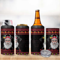Norway Christmas 4 in 1 Can Cooler Tumbler Valhalla La La Viking Santa - Wonder Print Shop