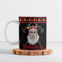 Norway Christmas Ceramic Mug Valhalla La La Viking Santa - Wonder Print Shop
