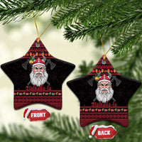 Norway Christmas Ceramic Ornament Valhalla La La Viking Santa - Wonder Print Shop