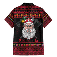 Norway Christmas Family Matching Mermaid Dress and Hawaiian Shirt Valhalla La La Viking Santa - Wonder Print Shop
