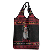 Norway Christmas Grocery Bag Valhalla La La Viking Santa - Wonder Print Shop
