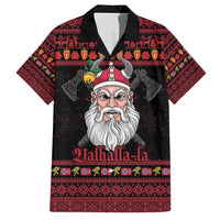 Norway Christmas Hawaiian Shirt Valhalla La La Viking Santa - Wonder Print Shop