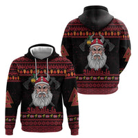 Norway Christmas Hoodie Valhalla La La Viking Santa - Wonder Print Shop