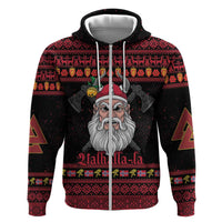 Norway Christmas Hoodie Valhalla La La Viking Santa - Wonder Print Shop