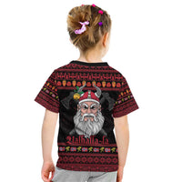 Norway Christmas Kid T Shirt Valhalla La La Viking Santa - Wonder Print Shop