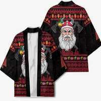 Norway Christmas Kimono Valhalla La La Viking Santa - Wonder Print Shop
