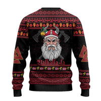 Norway Christmas Ugly Christmas Sweater Valhalla La La Viking Santa - Wonder Print Shop