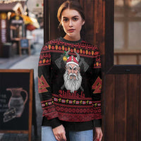 Norway Christmas Ugly Christmas Sweater Valhalla La La Viking Santa - Wonder Print Shop