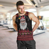 Norway Christmas Men Tank Top Valhalla La La Viking Santa - Wonder Print Shop