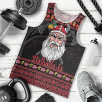 Norway Christmas Men Tank Top Valhalla La La Viking Santa - Wonder Print Shop