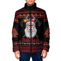 Norway Christmas Padded Jacket Valhalla La La Viking Santa - Wonder Print Shop