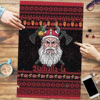 Norway Christmas Puzzle Valhalla La La Viking Santa - Wonder Print Shop