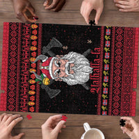 Norway Christmas Puzzle Valhalla La La Viking Santa - Wonder Print Shop