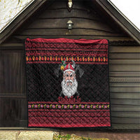 Norway Christmas Quilt Valhalla La La Viking Santa - Wonder Print Shop