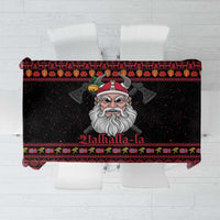 Norway Christmas Tablecloth Valhalla La La Viking Santa - Wonder Print Shop
