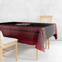 Norway Christmas Tablecloth Valhalla La La Viking Santa - Wonder Print Shop