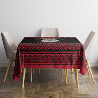 Norway Christmas Tablecloth Valhalla La La Viking Santa - Wonder Print Shop