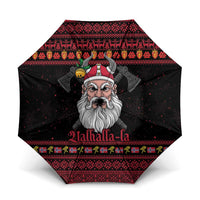 Norway Christmas Umbrella Valhalla La La Viking Santa - Wonder Print Shop