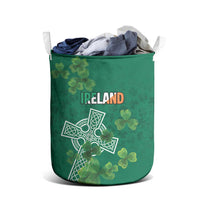 Ireland Cross Celtic Laundry Basket Irish Pride Shamrock - Wonder Print Shop