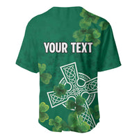 Ireland Cross Celtic Personalized Baseball Jersey Irish Pride Shamrock - Wonder Print Shop