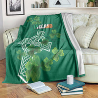 Ireland Cross Celtic Blanket Irish Pride Shamrock - Wonder Print Shop